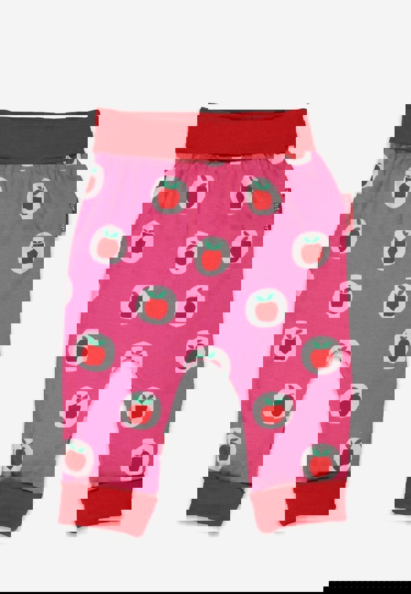 Organic Apple Print Yoga Pants - Toby Tiger