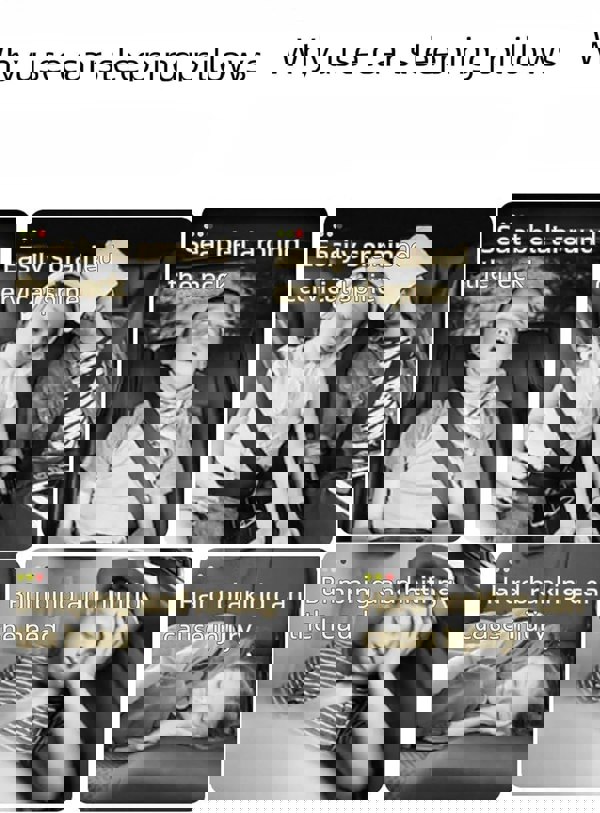 anycoplus Anypillow Car Travel Pillow Brown Bear 1 Set H-Shape Neck Support