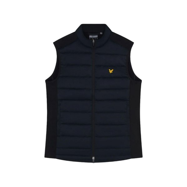 Lyle & Scott Mens Wadded Golf Gilet - Dark Navy