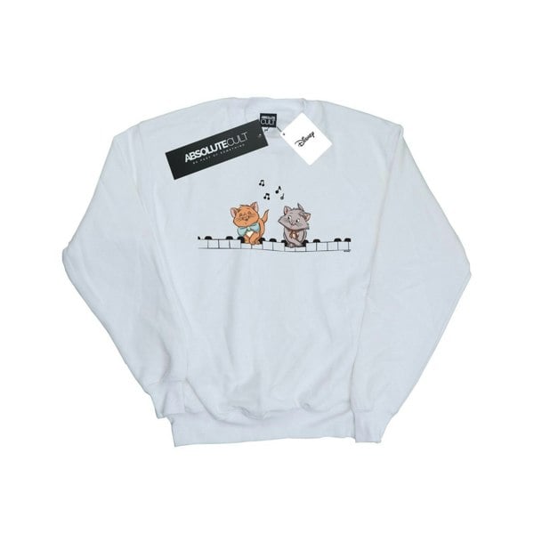 Disney Girls The Aristocats Piano Players Sweatshirt - White