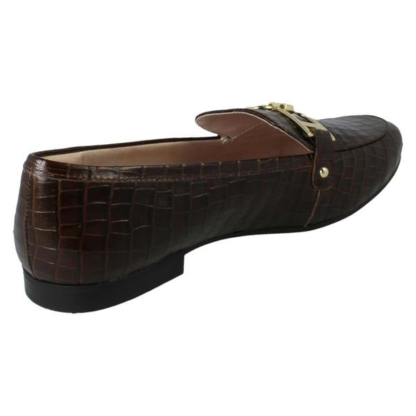 Clarks Ladies Clarks Leather Loafers Tamna Trim