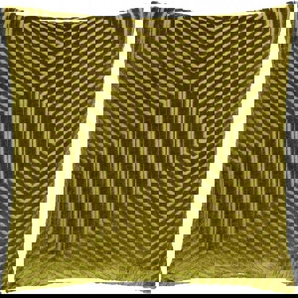 Paoletti Evoke Cut Cushion Cover - Olive