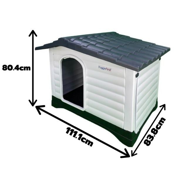 HugglePets Plastic Dog Kennel with Base (424)