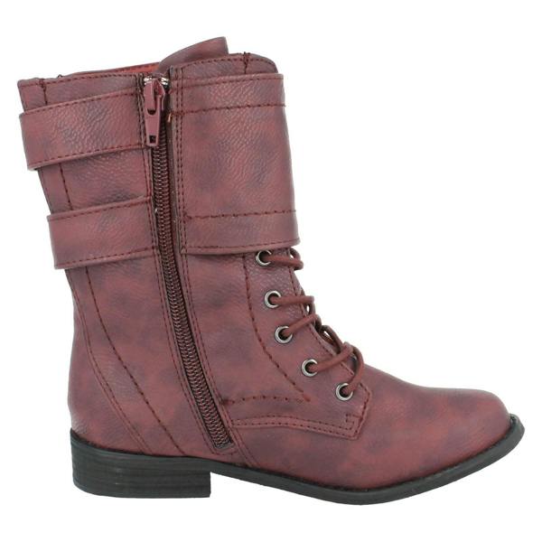 Spot On Girls Spot On Boots With Buckle Design