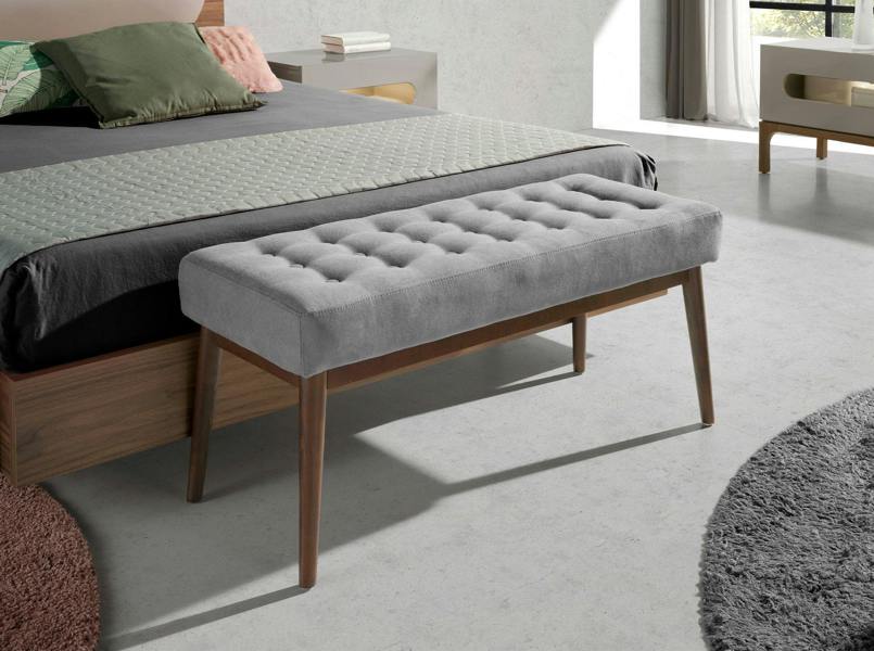 Angel Cerdá Dark Grey Fabric Stool 5107