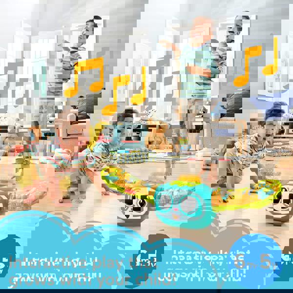 Aquarius Fisher-Price Rollin' Rovee Interactive Musical Baby Learning Toy Lights & Sounds