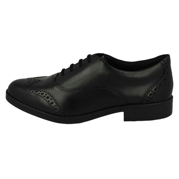 Clarks Girls Clarks Brogue Detailed Formal School Shoes Aubrie Tap