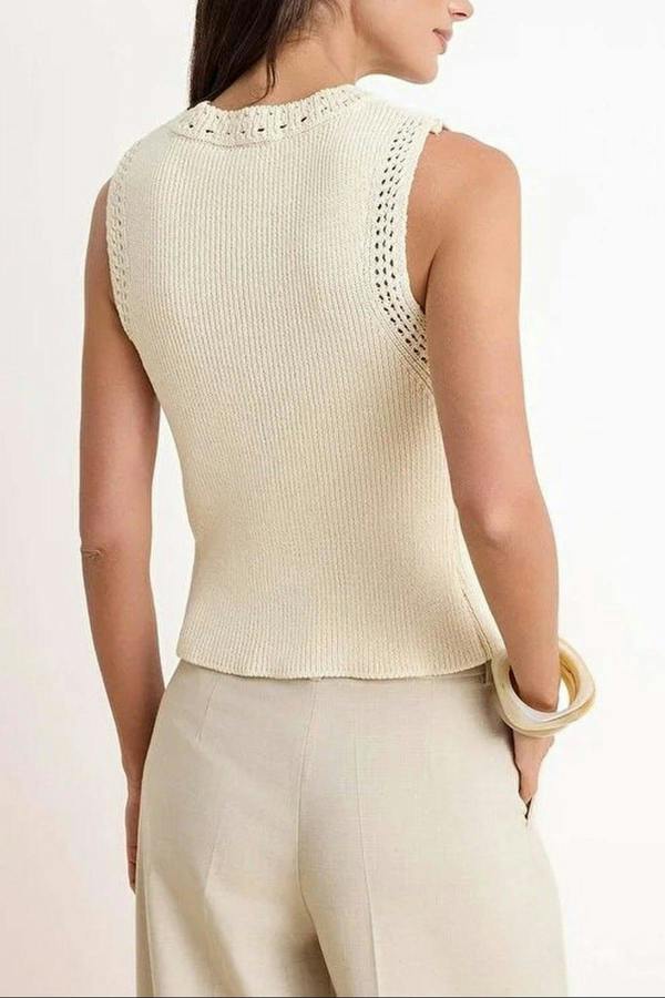 WOVCOR Jewel Button Detail Blouse