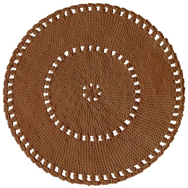 Zuri House Crochet BOHO rug | CINNAMON