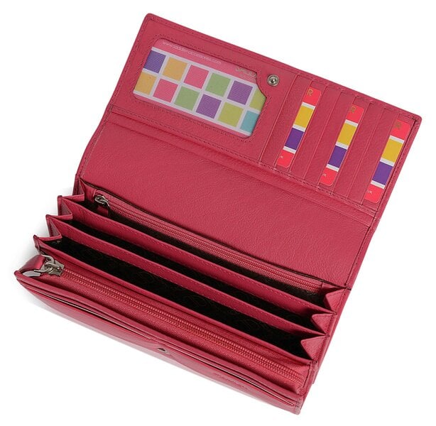 SADDLER Large Leather Multi-Section Purse "Grace" – Handmade by Saddler | RFID Protected & Gift Boxed