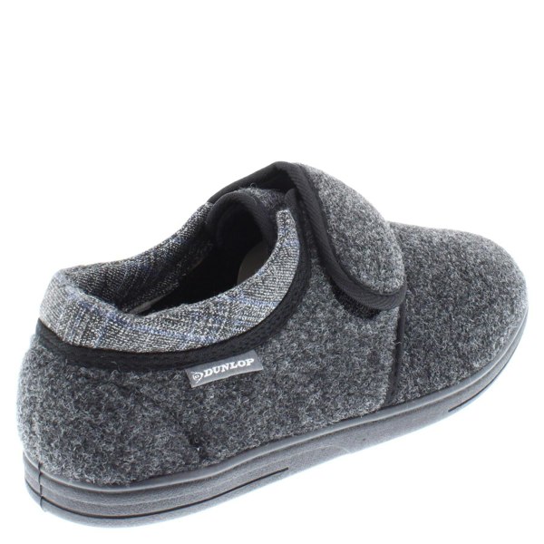 Dunlop Atticus Memory Foam Hook and Loop Men's Slippers