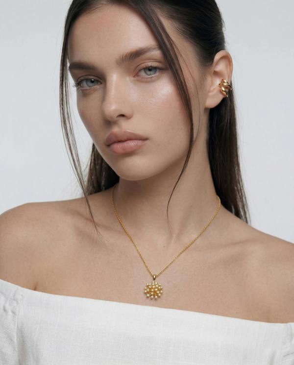 Elk & Bloom 14k Molten Gold Huggie Hoop Ear Cuff