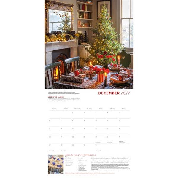Sarah Raven, Garden And Cookery Calendar 2027, Wall Calendars, Month To View, Lifestyle, Gift