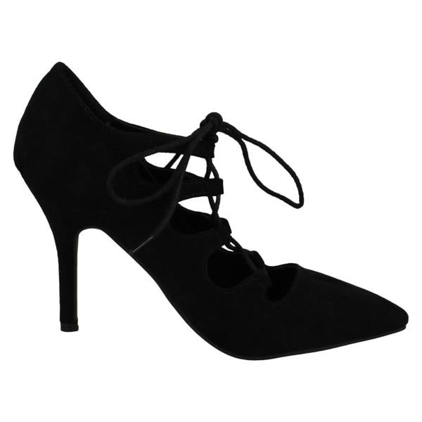 Anne Michelle Ladies Anne Michelle Pointed Lace Up High Heels