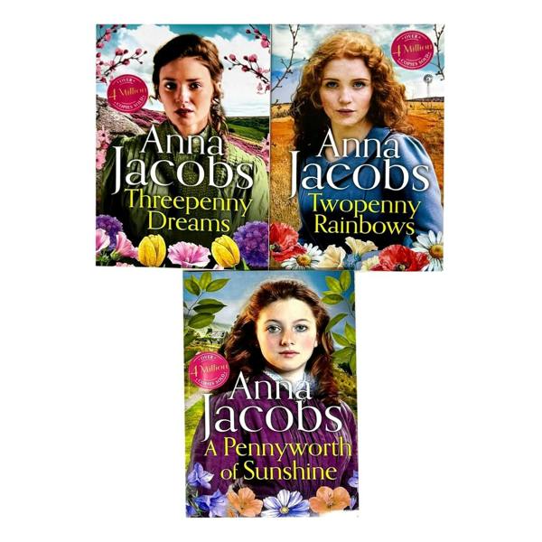 Michaels Family Series – 3 Book Collection Set by Anna Jacobs | Historical Family Saga Fiction (New Cover Edition)