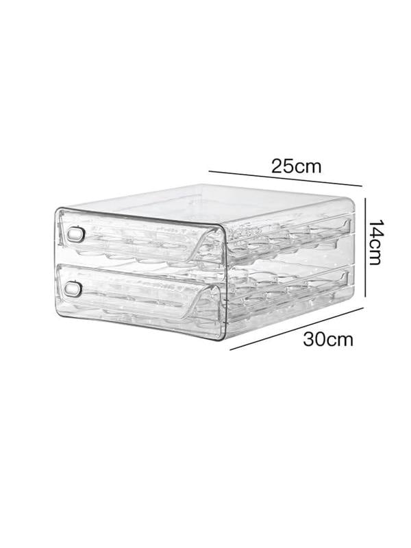 HYGRAD BUILT TO SURVIVE 2 Tier Eggs Holder Fridge Containers Organiser Stackable Egg Storage