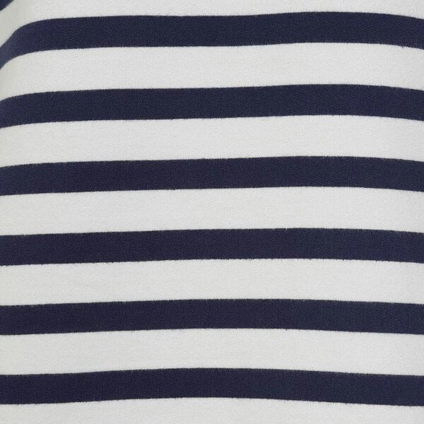 Lazy Jacks LJ131S - Striped Crew Neck Sweatshirt - White
