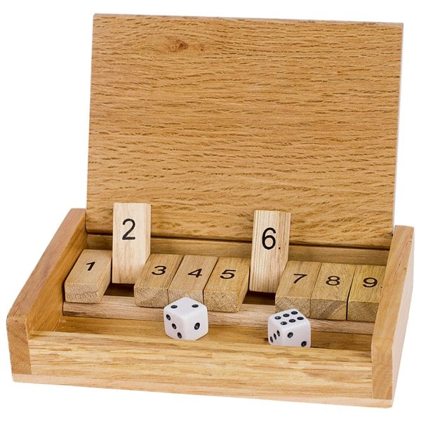 Goki Shut the Box Travel Game