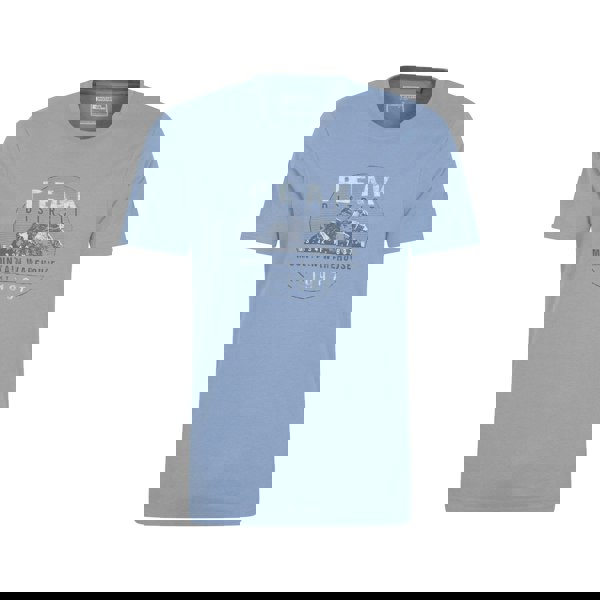 Mountain Warehouse Mens Peak District Short-Sleeved T-Shirt - Blue