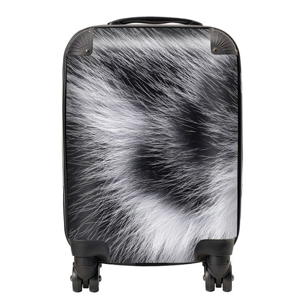 Warren Reed Silver Tabby Cat Fur Print Suitcase