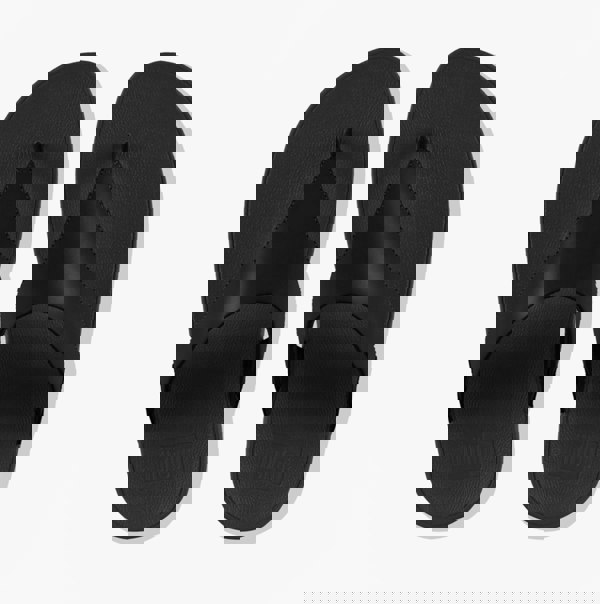 FitFlop LULU Womens Leather Toe Post Sandals Black