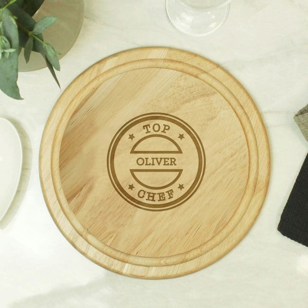 Personalised Memento Company Personalised Top Chef Large Chopping Board