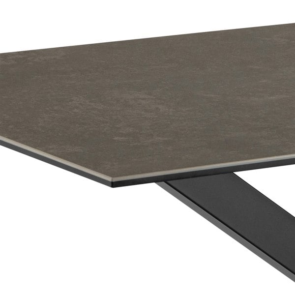 Furniture To Go Heaven Dining Table with Ceramic Black Top 135cm