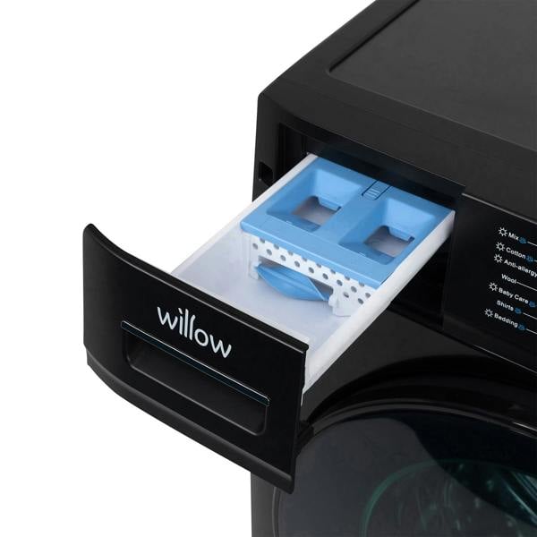 Willow 8kg Washer Dryer WWDE8514BL - Black