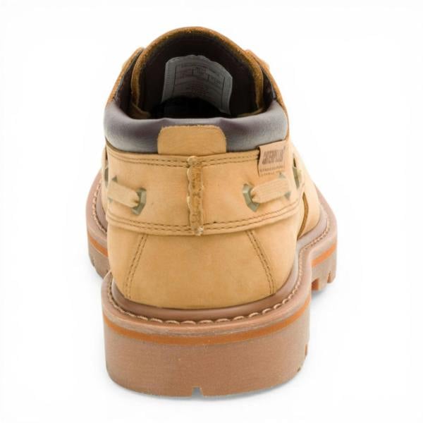 Caterpillar CAT (Caterpillar) Mens Honey Brown Leather Low-Cut Boots - Colorado Boat Lo