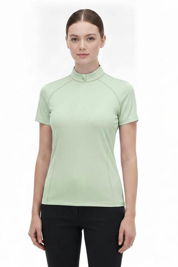Anniou Women's Short Sleeve Golf Polo - Light Green