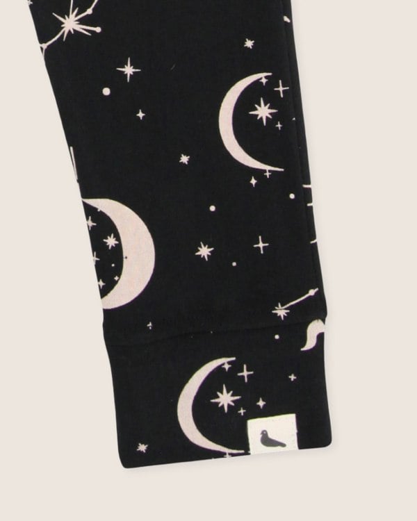 Black Celestial Print Leggings - image 5