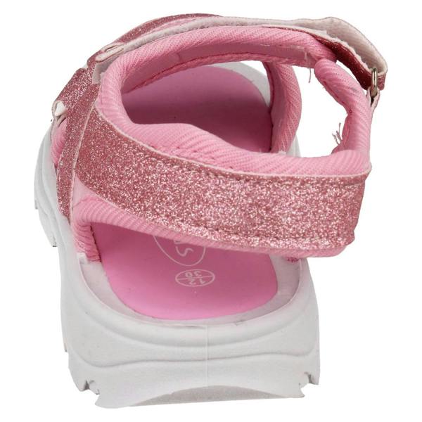 Spot On Girls Spot On Hook & Loop Strap Glitter Sandals H0366