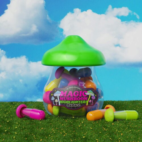 Love Frankie Magic Mushroom Highlighters