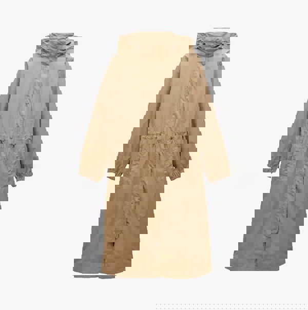 Joules HENSLEY Womens Longline Coat Tan Brown