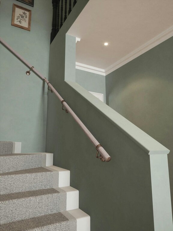 Handrails Direct Pattingham Grey Wood Single Winder Handrail