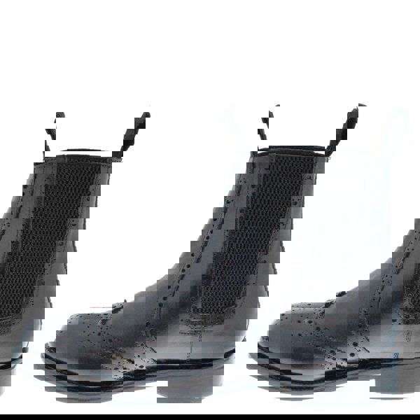 Frank James Benchgrade Ludlow Leather Sole Welted Chelsea Brogue Dealer Boots