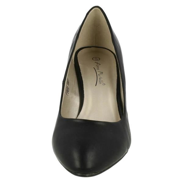 Anne Michelle Ladies Anne Michelle Mid Heel Court Shoes
