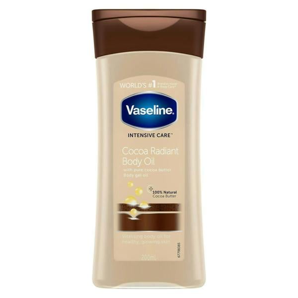 Vaseline Body Gel Oil Intensive Care Cocoa Radiant Cocoa Butter 200ml