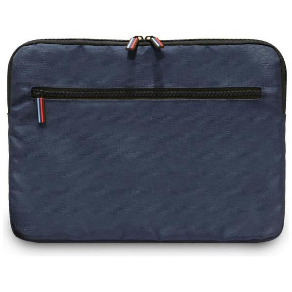 BMW M Series Nylon Pockets 14" Sleeve Bag with Metal Logo Navy Blue - BMCS14PNYPOV