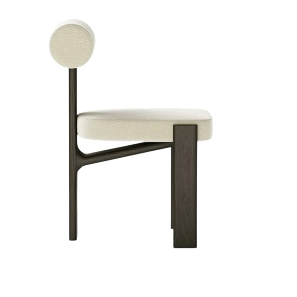 Zerra Dining Chair - Luxury Oak Wood & Comfort of Soft Fabric