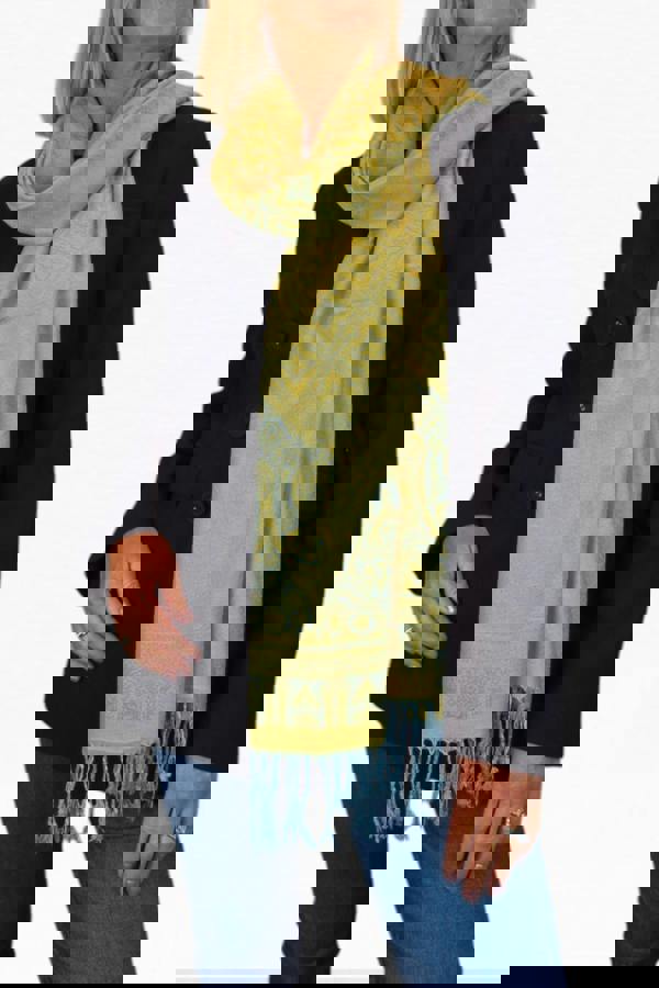 Paulo Due Persian Jacquard Design Pashmina Shawl Wrap