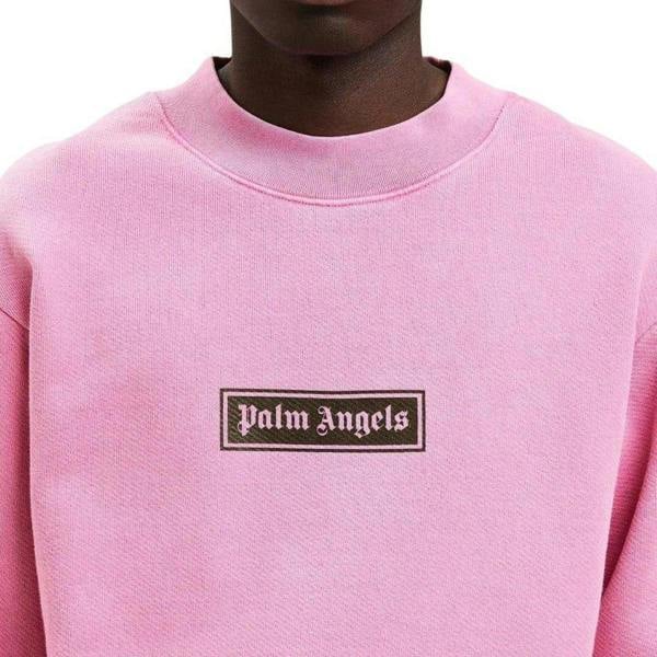 Palm Angels Unisex Adult Logo Sweatshirt - Pink - 