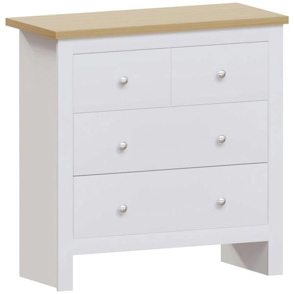 Vida Designs Arlington 2+2 Drawer Chest, Grey