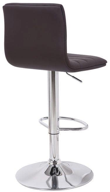 Lamboro Aldo Swivel Kitchen Barstool with Adjustable Height and Chrome Base