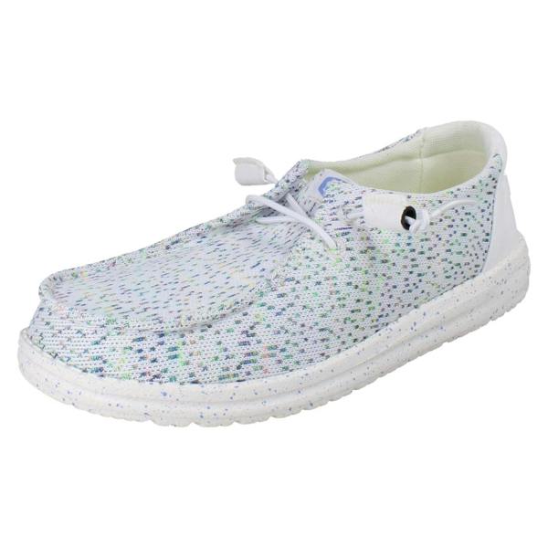 HEYDUDE Ladies Hey Dude Shoes Wendy Stretch Speckle