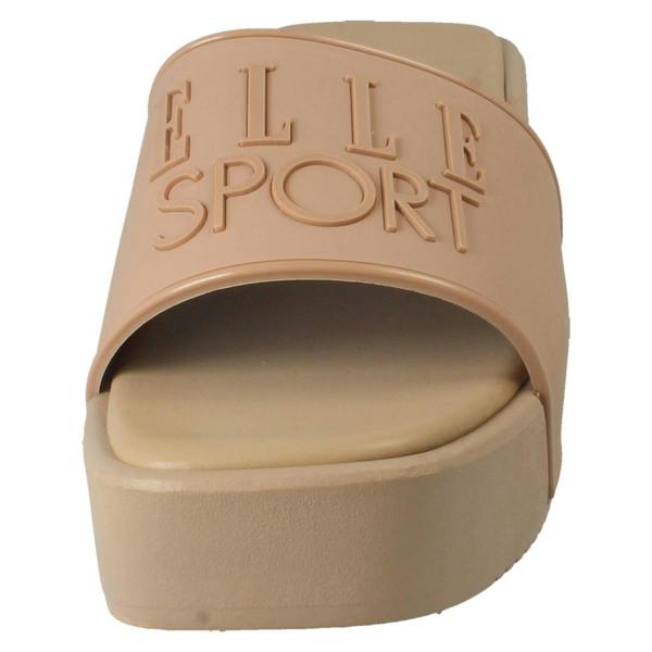 Elle Sport Ladies Elle Sport Wedge Platform Slip On Sliders F90149