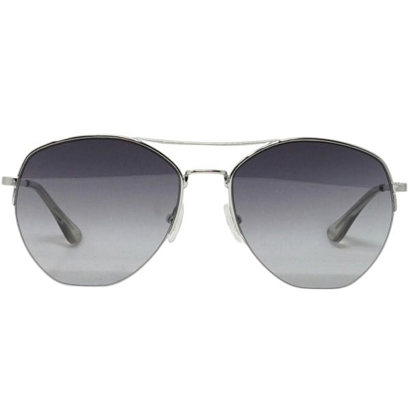 Calvin Klein Smoke Lens Silver Sunglasses