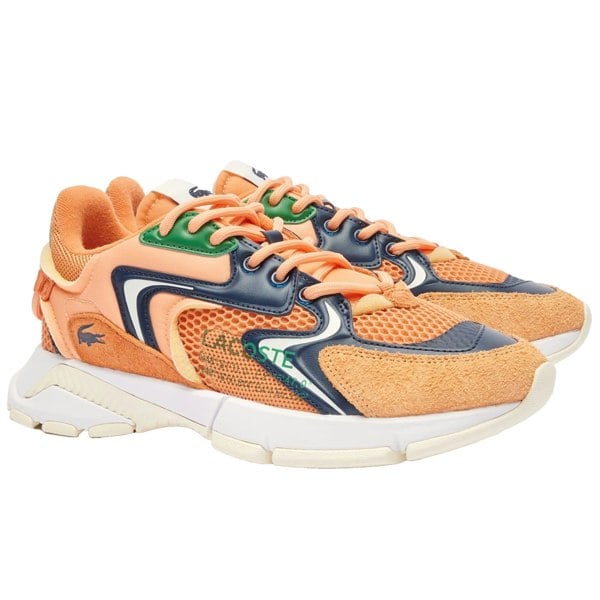 Lacoste L003 Neo Suede Trainers - Orange