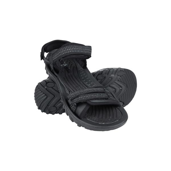 Mountain Warehouse Womens/Ladies Cyprus Chevron Sandals - Black - 