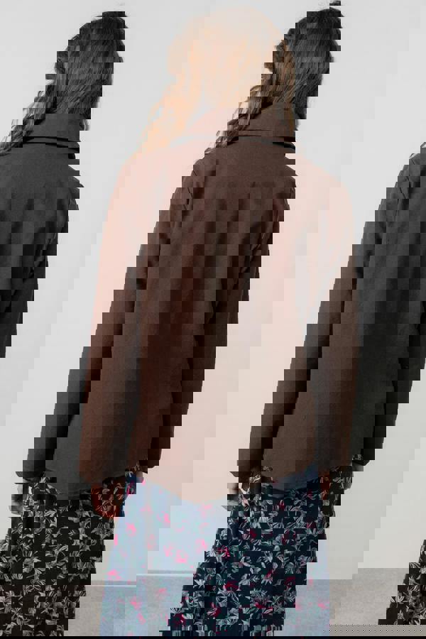 Lily & Me Sycamore Cotton Canvas Jacket Chocolate